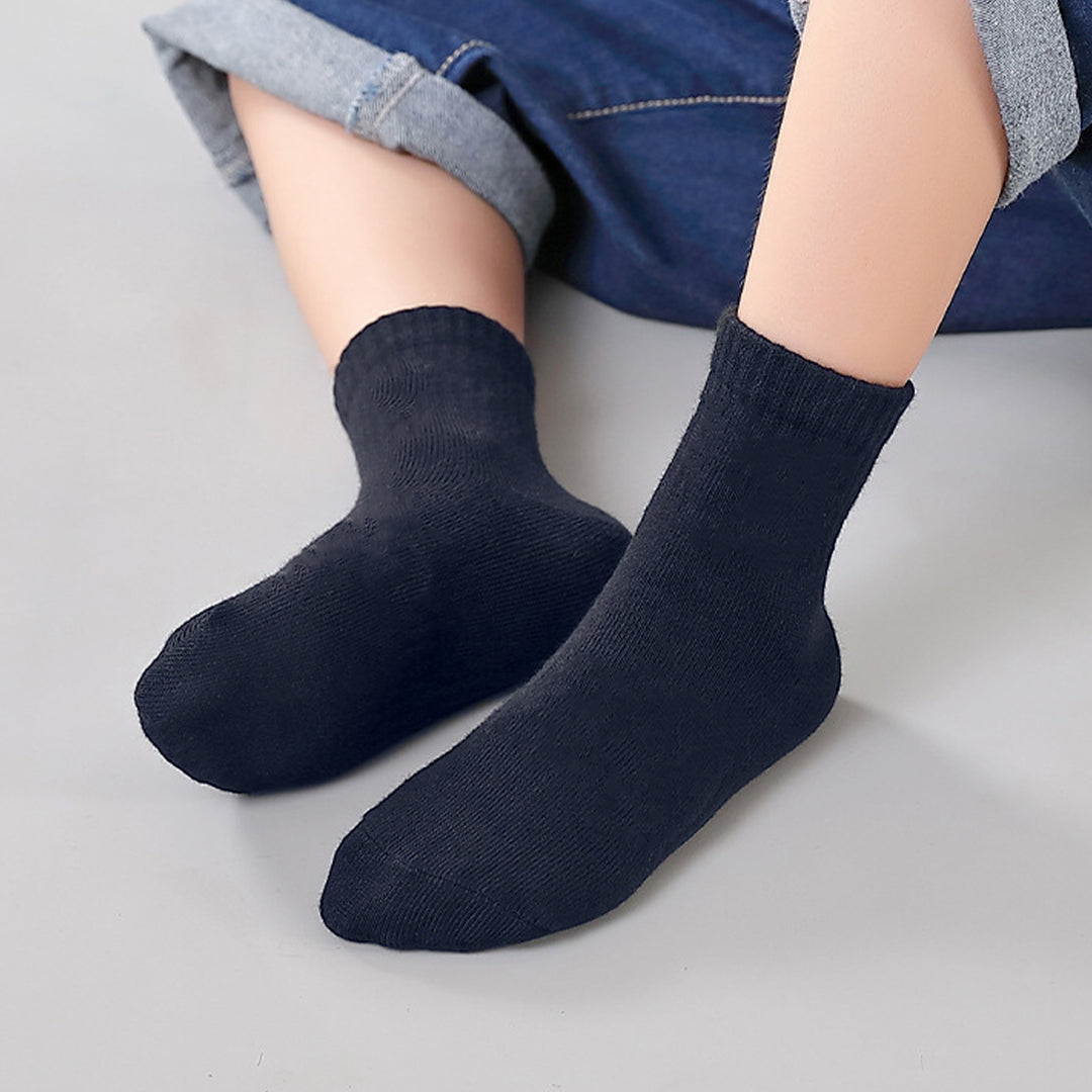 Navy Blau - Socken für Kinder, 3 Paar